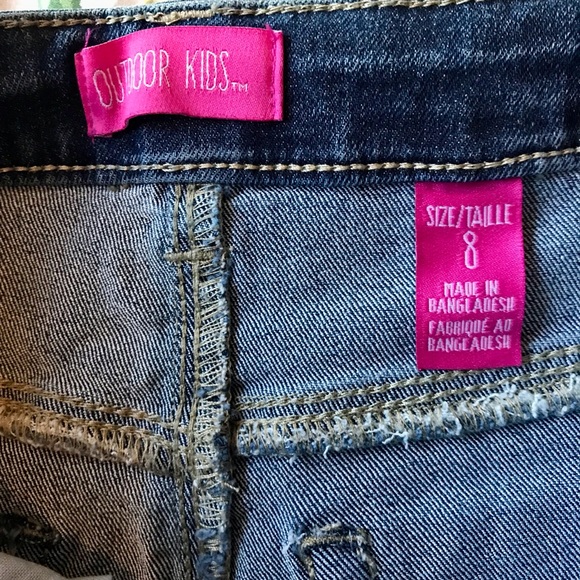 Bass Pro Shop/Outdoor Kids Girls Jeans. Size 8. STRETCHY/STRAIGHT LEG. NWT - Picture 7 of 9